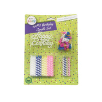BIRTHDAY CANDLE SET 40PC
