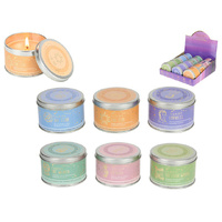 120G TAROT TRAVEL TIN CANDLE 6ASST UN12