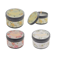 BOTANIC GARDEN TIN CANDLE 3ASST UN12