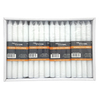 CANDLE STICK SCENTED WHITE 4PC