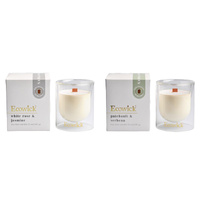 CANDLE SOY JAR 300G 2ASST