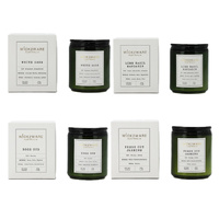 CANDLE JAR SOY GREEN 210G 4ASST