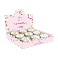 BEAUTIFUL INSIDE/OUT TIN CANDLE 20HR VANILLA UN9