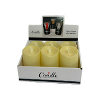 LED CANDLES 7.5CM X 12.5CM UN6