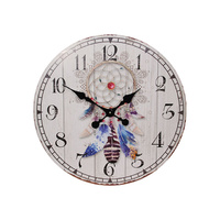58CM WHITE DREAMCATCHER CLOCK