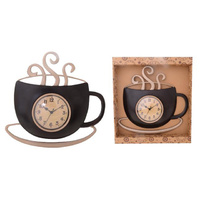 COFFEE CUP WALL CLOCK
