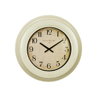 60CM ANTIQUE CREAM CLOCK