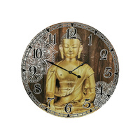 58CM GOLD BUDDHA MANDALA CLOCK