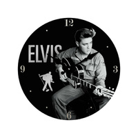 CLOCK ELVIS ARMY 30CM