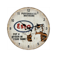 CLOCK ESSO TIGER 30CM