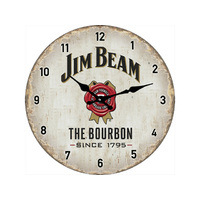 CLOCK JIM BEAM WHISKY 30CM