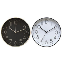 WALL CLOCK 31CM 2ASST