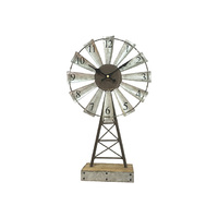WINDMILL TABLE CLOCK 25X8X41CM