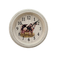 23CM SMALL COW CLOCK