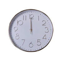 CLOCK PLASTIC ROUND 30CM