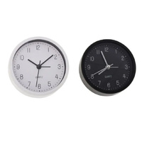 BLACK AND WHITE ALARM CLOCK 2ASST SOLD QTY6