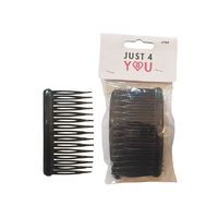 SIDE COMB BLACK 95MM 4PK UN12