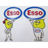 ESSO BOY AND GIRL PLAQUE 28CM 2ASST