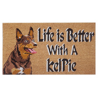 COIR BACKED LIFE KELPIE 45X75CM