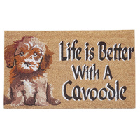 COIR BACKED LIFE CAVOODLE 45X75CM