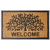 RUBBER AND COIR WELCOME TREE OF LIFE 45X75CM