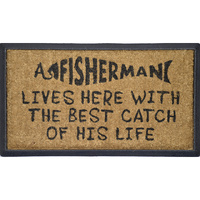RUBBER COIR CATCH OF HIS LIFE 40X70CM