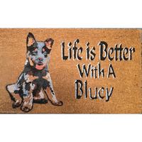 COIR BACKED LIFE BLUEY 45X75CM