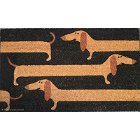 COIR BACKED DACHSHUND 45X75CM