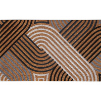 COIR BACKED GEOMETRIC 45X75CM