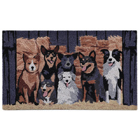 COIR BACK BARN DOGS 45X75CM