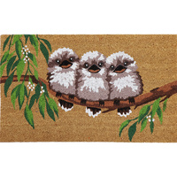 COIR BACKED 3 KOOKABURRAS 45X75CM