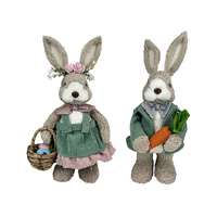 ESTR NATURAL DELUXE BUNNY ASST 30CM X 14CM SOLD QTY4