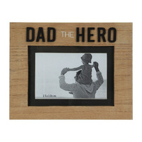 5X7CM DAD THE HERO PHOTO FRAME QTY 4