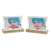 DUAL VIEW FRAME BABY GIRL 6X4
