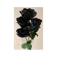 ROSEBUD 6 HEAD BLACK