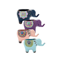 POT ELEPHANT 26X16CM SOLD QTY4