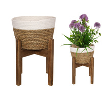 35CM PLANTER BASKET ON STAND QTY 4