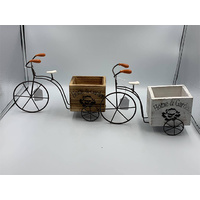 FLOWER ARRANGEMENT BIKE 2ASST