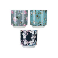 POT FLORAL 14X14CM 3ASST QTY 6