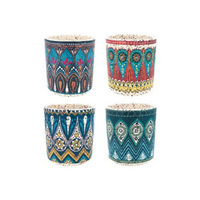 POT ROUND ARABESQUE 8X8X8.5CM QTY 12