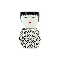 FLOWER POT W/BODY 10X8.5X15.6CM QTY 6