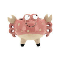 PLANTER CRAB 13X9.5X9.4CM SOLD QTY6