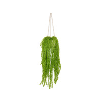100CM LIGHT GREEN HANGING PLANT IN POT QTY 4