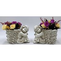 CHERUB WITH POT 2ASST 17(L) x 13(H)