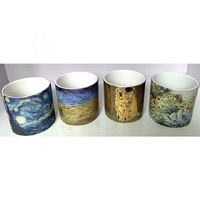 CERAMIC POT 12.5x12.5x12CM 4ASST