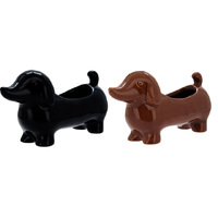 POT DOG 2ASST 16X5X8CM SOLD QTY 6