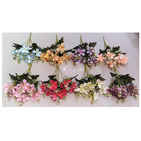 FLOWER BUNCH 5PETAL WILD FLOWERS 18 HEAD 7ASST SOLD QTY12