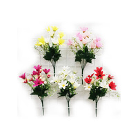 FLOWER BUNCH - 5BRANCH 12HD ORCHIDS 6ASST