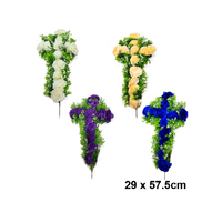 FUNERAL FLOWER CROSS 29X57CM SOLD IN QTY 24