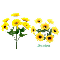 ARTIFICIAL FLOWERS SUN FLOWER 37CM